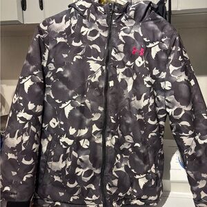 Under Armour Black and White ColdGear Jacket